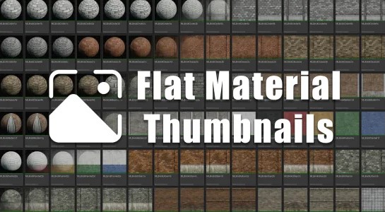 Flat Material Thumbnails